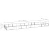 Dog Kennel Black 322.9 ft¬≤ Steel