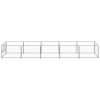 Dog Kennel Silver 53.8 ft¬≤ Steel