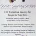 Calming Dog Charms EMF 5G Protection under 30 pounds Paw Print Chakra Crystals